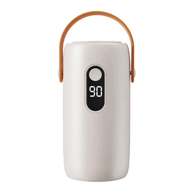 White portable household small dryer with cubic shape and PTC heating for home use.
