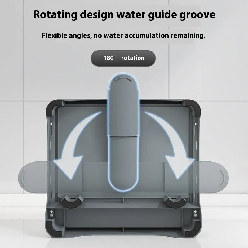 Qiaola Plastic Dish Rack Multi-function Draining Rack Korean Style Single Layer