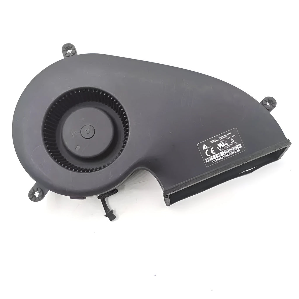 Third-party replacement cooling fan for Apple iMac A1419 27-inch computer with plastic construction