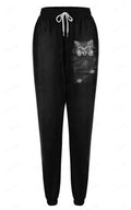 Loose fit couple pants with 3D digital print in air layer polyester fabric, available in multiple colours and sizes S-6XL