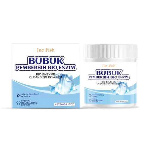 260g container of bio enzyme cleansing powder laundry detergent with stain removal ingredients