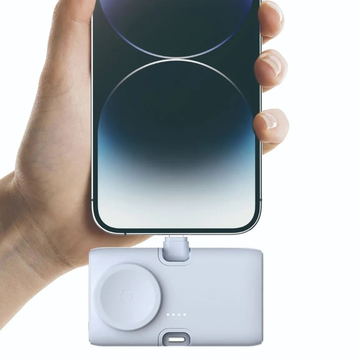 5000mAh wireless pocket charge power bank with plastic shell