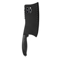 Quirky kitchen knife design TPU PC phone case for iPhone 11-15 series, black colour option