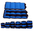 Pair of Oxford cloth legging sandbags for track and field training in various weight options