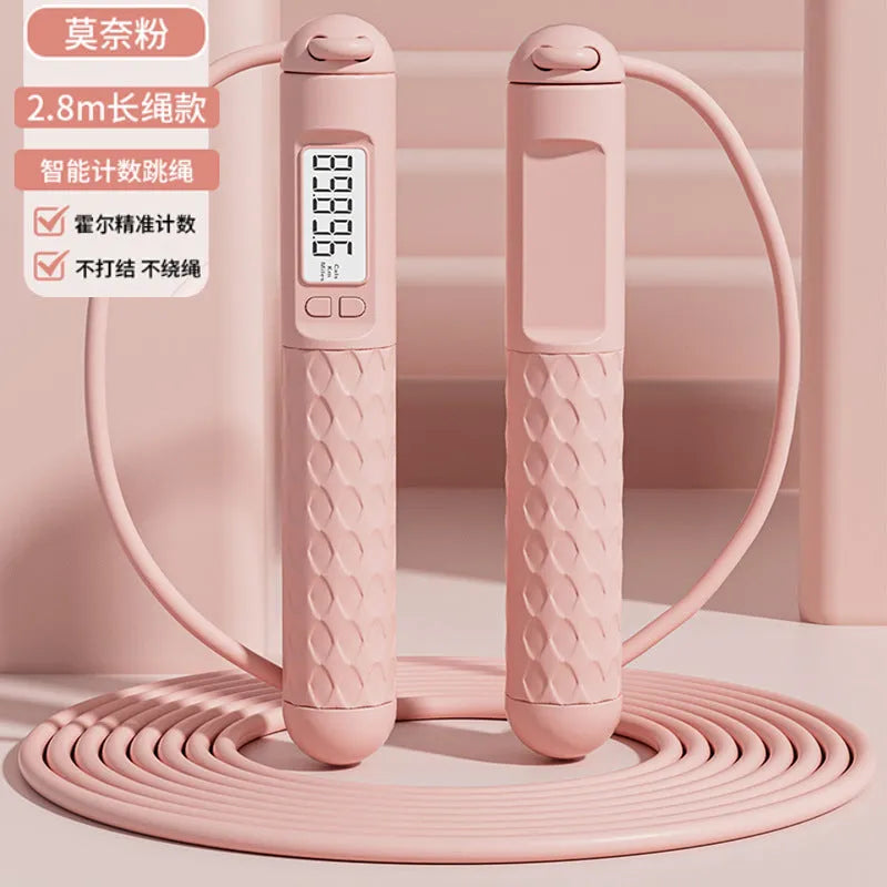 Fitness skipping rope with ball bearings in various colour options for cardio training