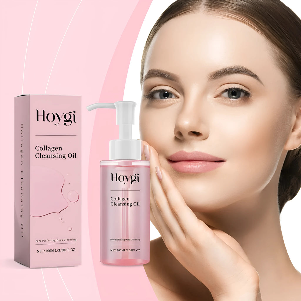 Collagen Cleansing Oil Daily Mild in 100ml bottle with jojoba seed oil and grape seed oil formula