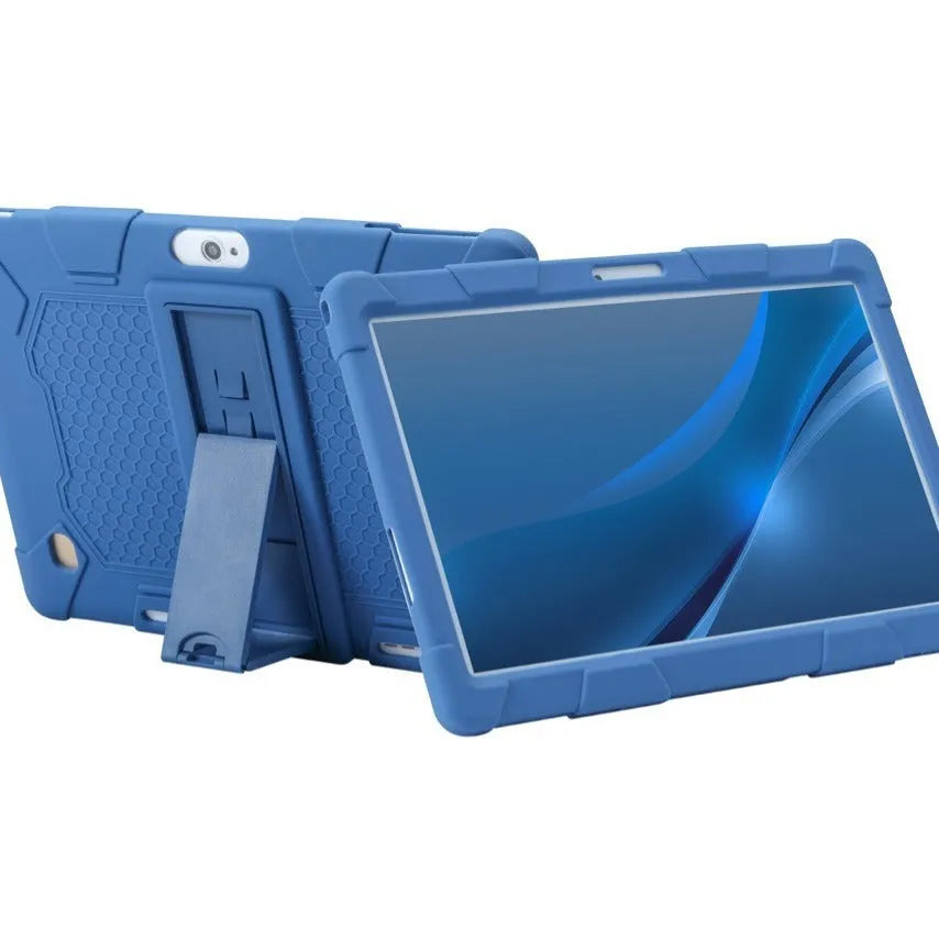 Little Overlord H10 Pro M20 10.1-inch silicone tablet case in multiple colours with built-in stand.