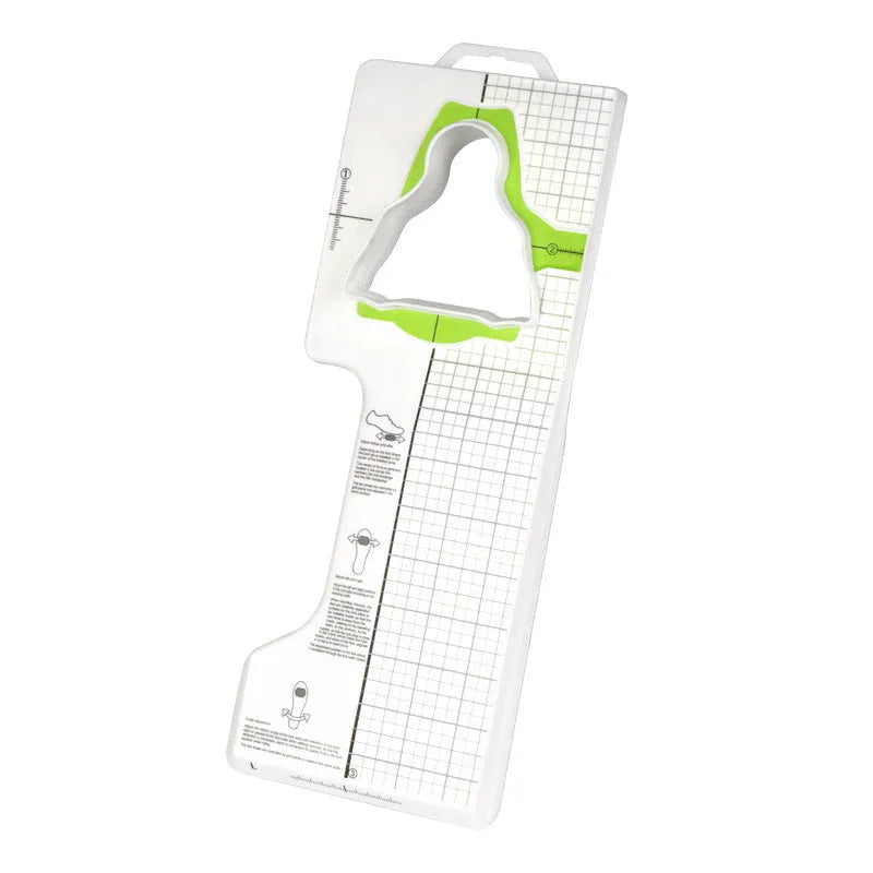 Locking plate adjustment tool for Shimano SPD-SL road bike cleats, 110mm by 290mm plastic maintenance tool