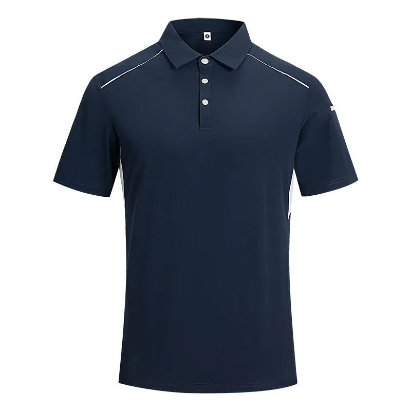 Men's quick-dry work t-shirt with ice feeling technology in solid colours