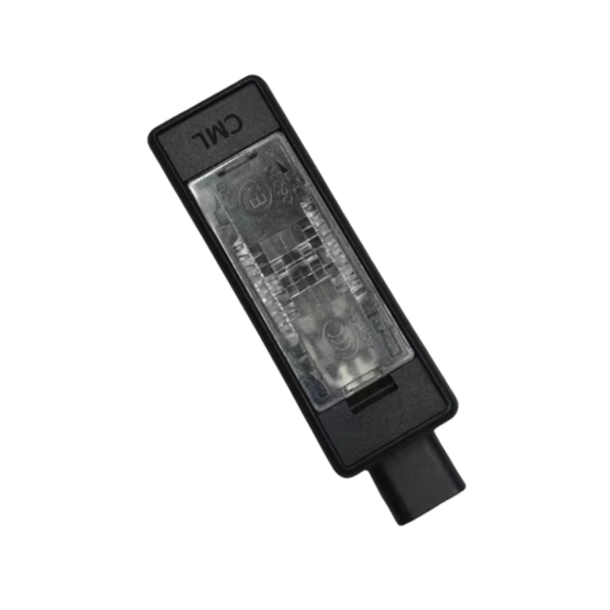 Pair of 6340F0 car license plate lamps, each 20x20x10cm, for vehicle number plate illumination