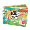 Children's early education velcro quiet book with white cardboard pages, dinosaur theme, 45x42x32 cm