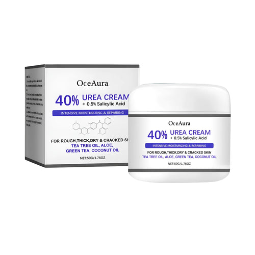 50g tube of anti cracking hand and foot cream with urea and tea tree oil