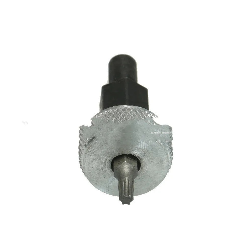 Ignition module wrench with carbon steel handle and knurled aluminium knobs for distributor block mounting