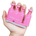 Plastic finger practice apparatus 80x72x30mm in black with adjustable strength 2.5-6 pounds