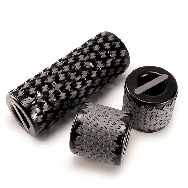 Adjustable telescopic foam roller in black, pink, red or yellow for home fitness muscle relaxation