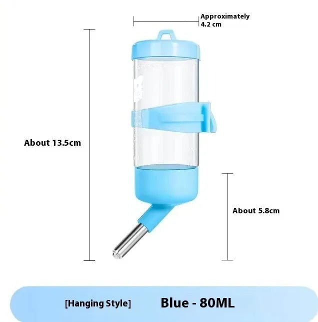 Plastic ball kettle pet water feeder in green, yellow, pink, white, and sky blue colours with multiple capacity options