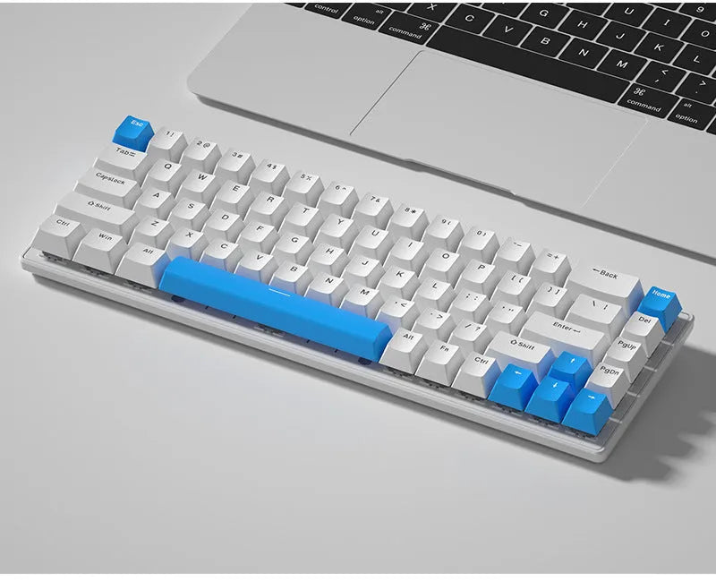 RGB light-emitting portable keypad in black with visible keys, ABS body, wired 1.5m cable