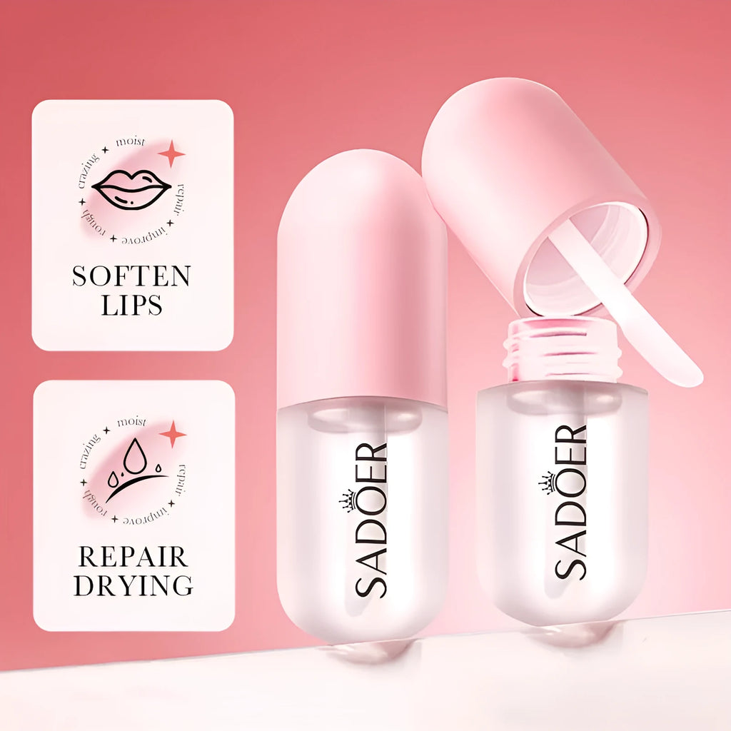 4ml moisturising lip gloss tube with hydrating formula for sheer lip colour