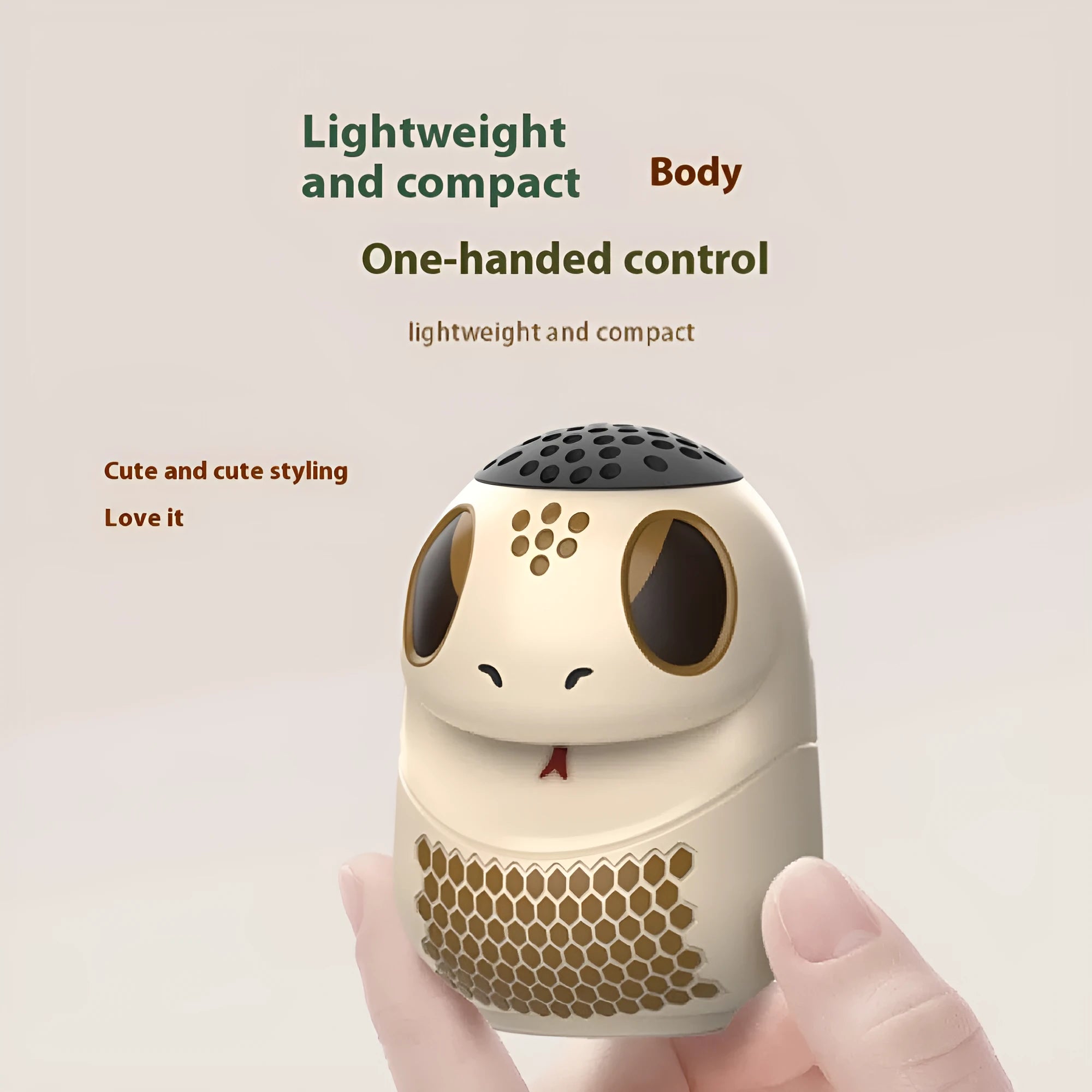 TK900 White portable Bluetooth speaker with built-in handle and card insertion slot