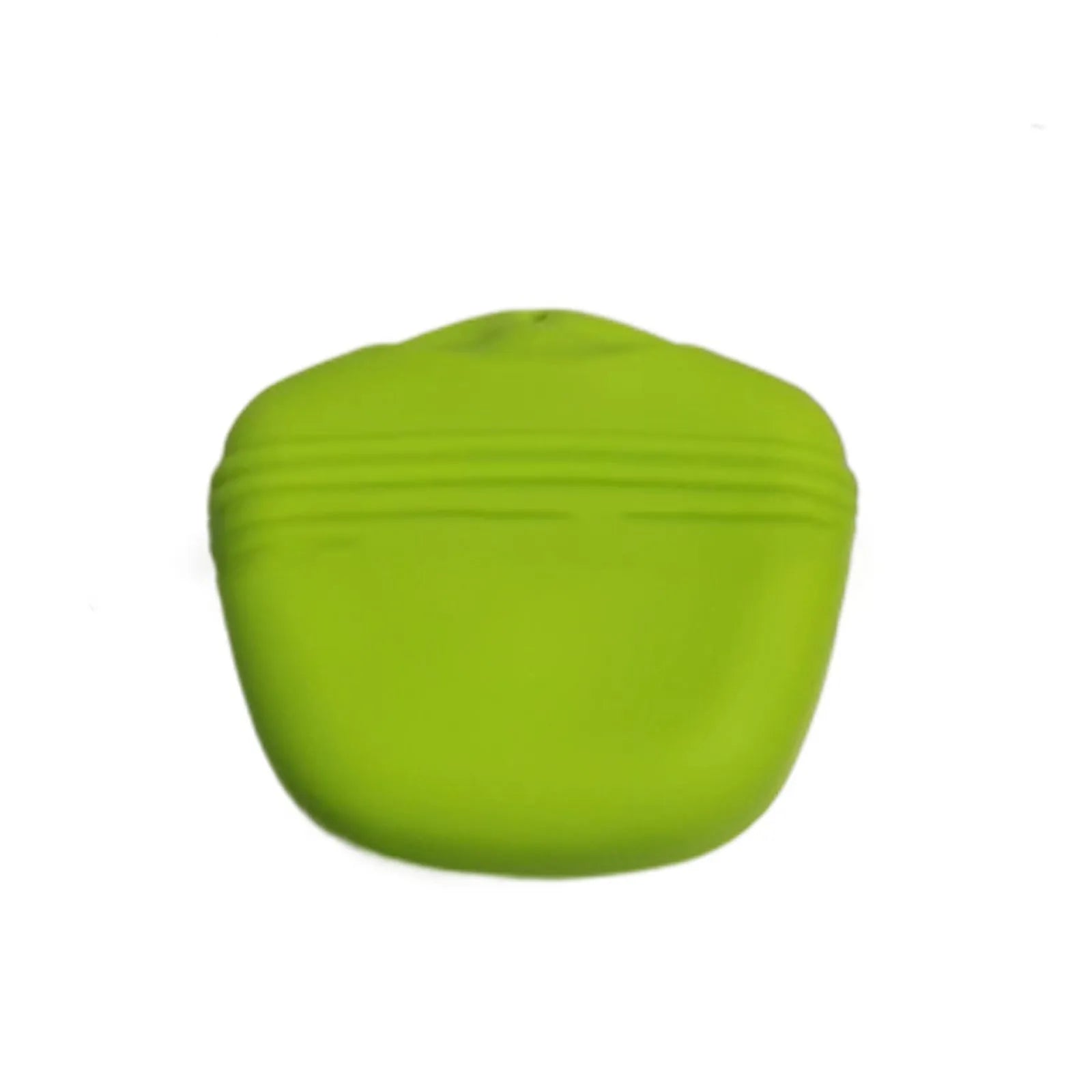 Silicone dog training treat bag with clip attachment in assorted colours