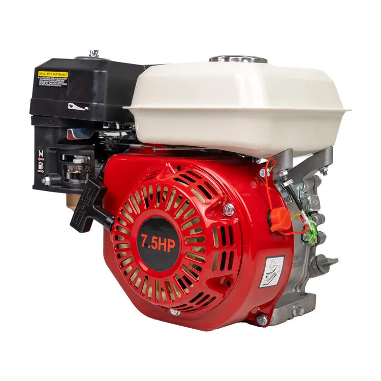 7.5HP single cylinder four stroke air cooled gasoline generator engine in orange colour