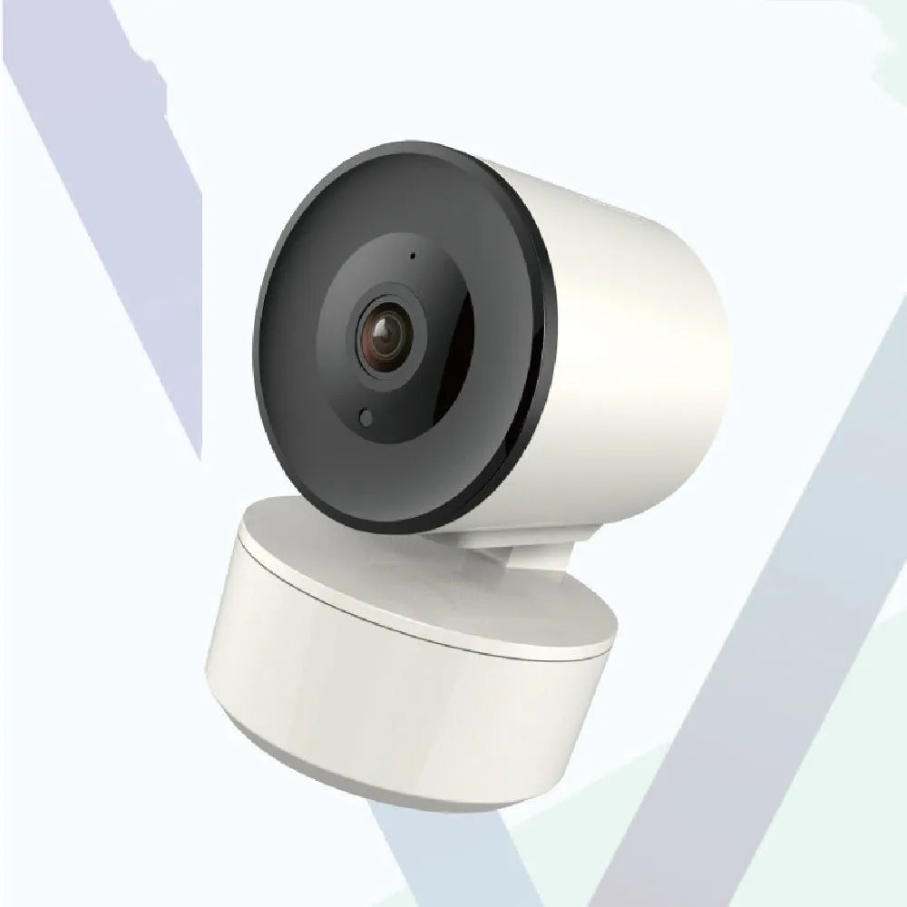 Smart WiFi indoor security camera with 1080p resolution and PTZ rotation capability