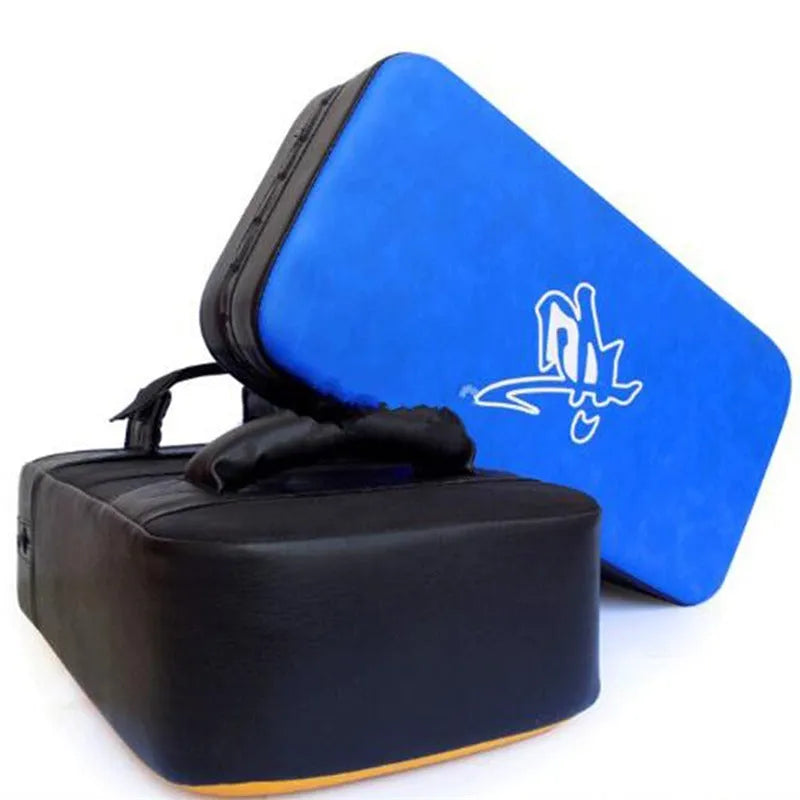 Blue thickened square foot boxing target pad for martial arts training