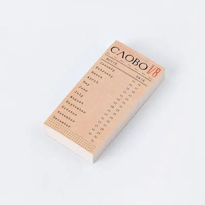 Vintage writable pad city notes with 100 pages, 40mm x 80mm size, gift shop cover design