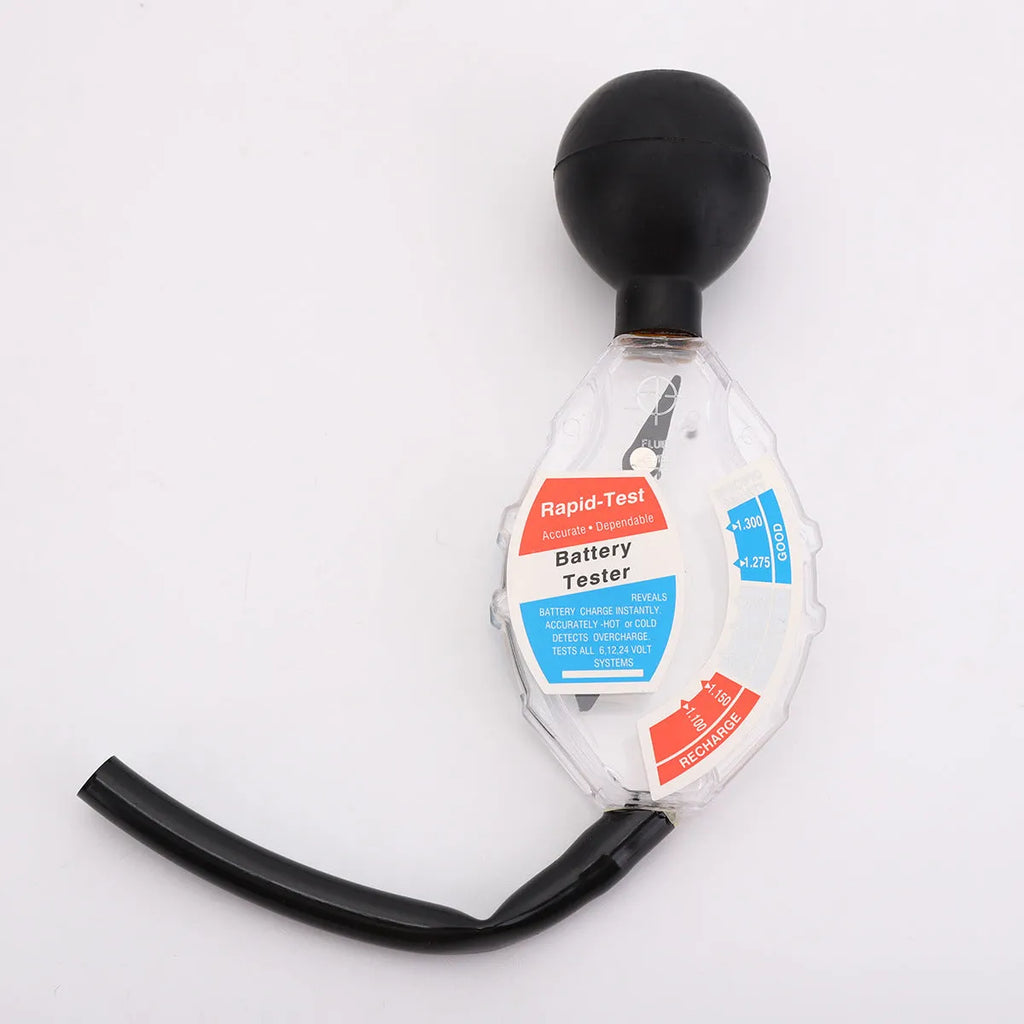 ABS suction electrolyte hydrometer for lead acid battery fluid testing with measurement scale