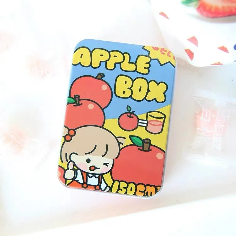 Small iron storage box for stickers and craft materials in decorative designs