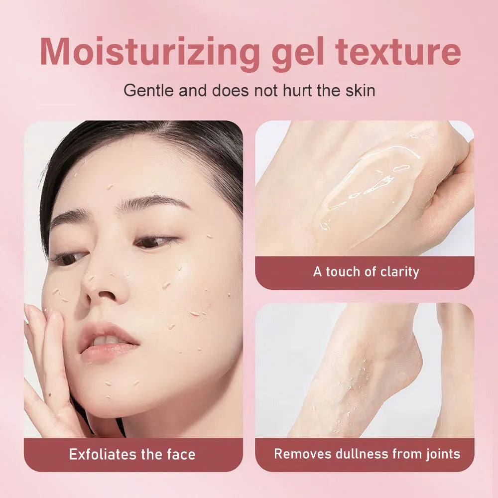 Moisturising facial exfoliating gel scrub 132g tube for all skin types