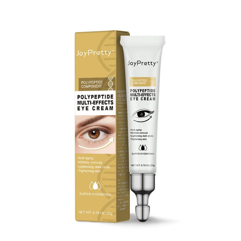 20g anti dark circle peptide eye cream jar for puffiness reduction and skin moisturising