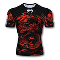 Milk silk polyester blend boxing MMA short sleeve sports t-shirt in solid colour on white background