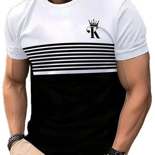 Men's loose fit polyester short sleeve T-shirt in multiple colours and sizes