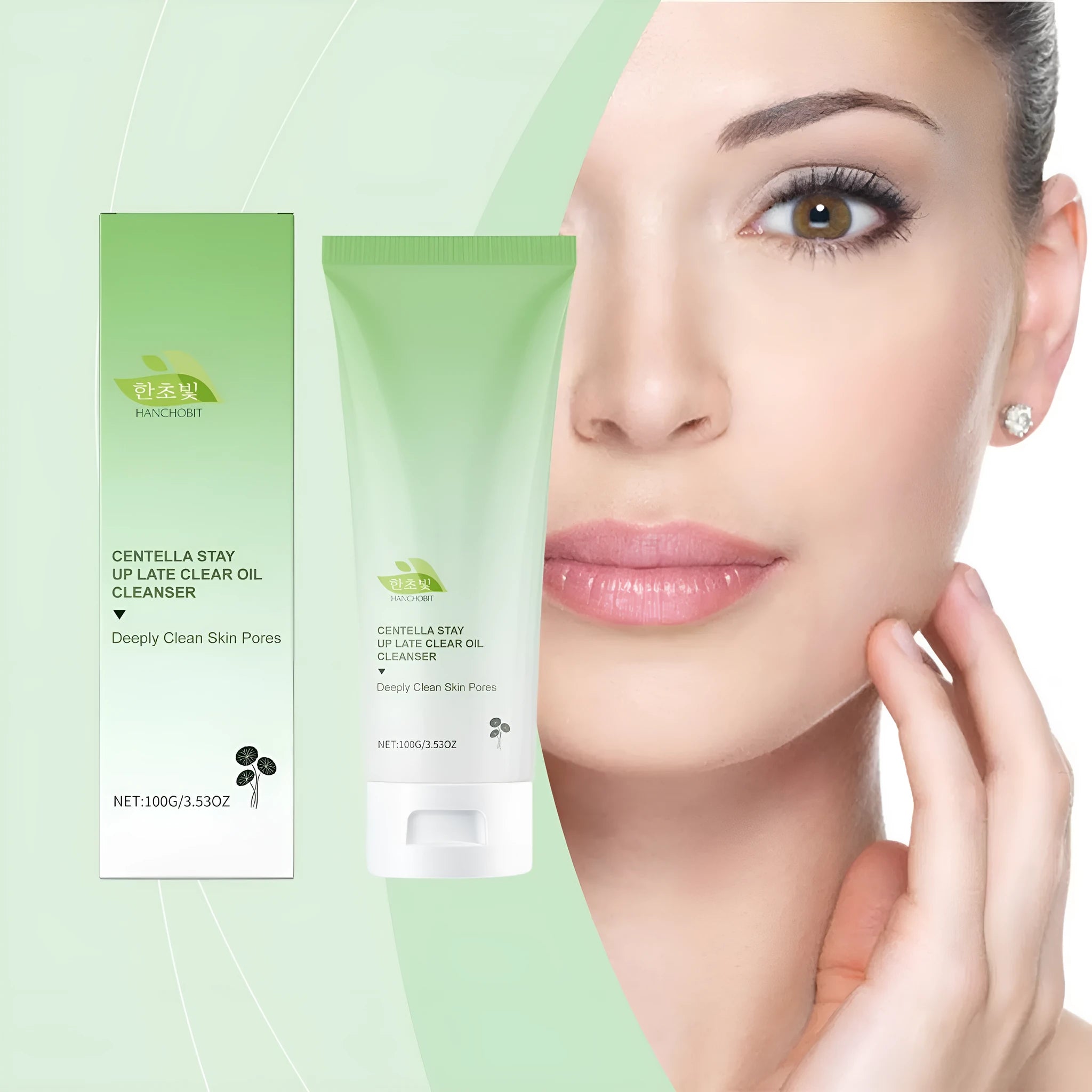 Centella Stay Up Late Clear Oil Cleanser 100g bottle with clear balm formula