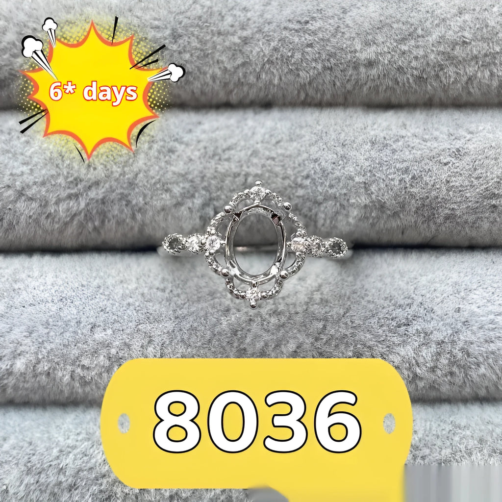 Oval denier open mouth ring with five-pointed star motif, copper electroplated, Korean style jewellery.