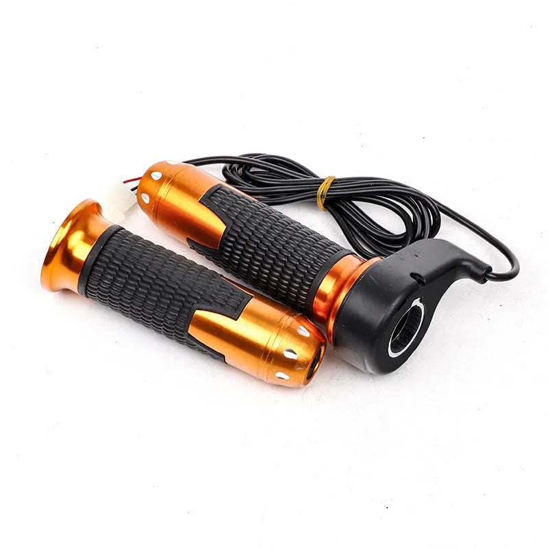 Three-wheel electric car accelerator handle plastic three-speed rotation black with speaker