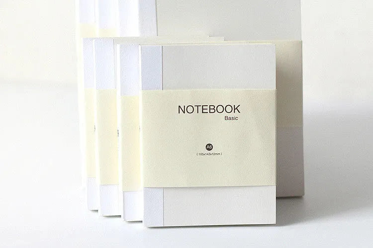 Basic manual fixed page refill diary with 80 sheets in blank, checkered, or lined styles