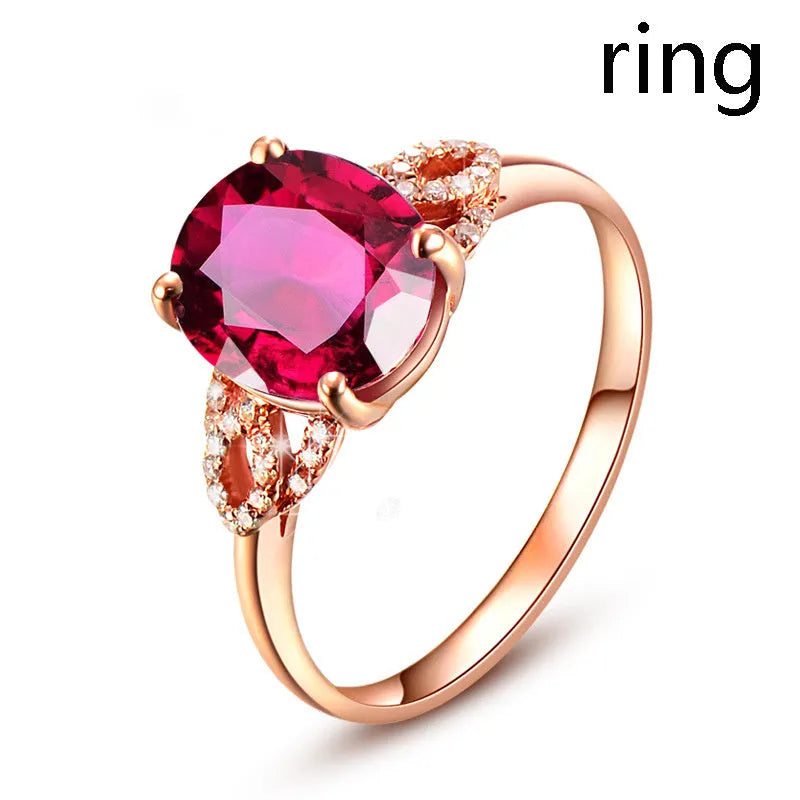 Red heart-shaped rotating ring box with 3D love motif and rose decoration for jewellery packaging