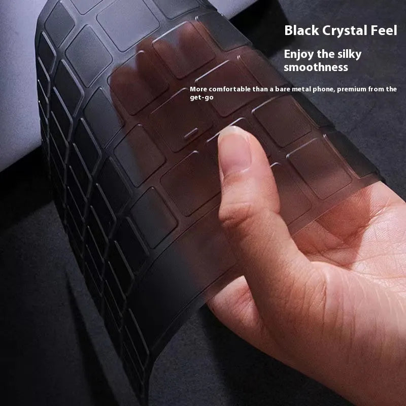 Silicone keyboard cover for MacBook Air 11 inch A1465 A1370 with American English black layout