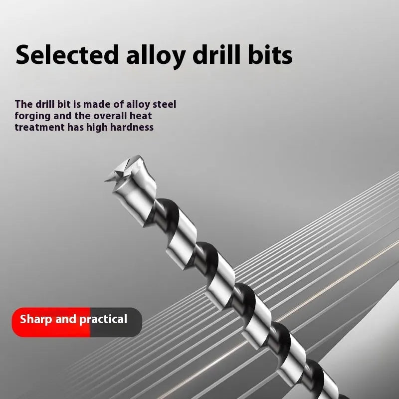 12.7mm square hole drill bit set with carbon steel sleeve and core for woodworking
