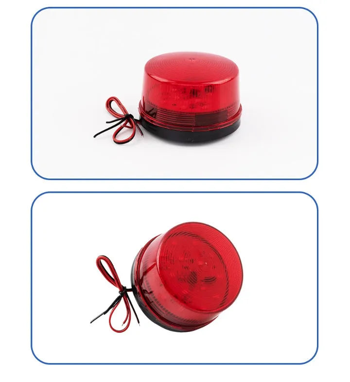 Ji'an Electronics HC-79 small flash 24V warning alarm light with strobe and base for fire protection