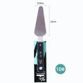 Three stainless steel palette knives for oil and acrylic painting, styles No. 3, No. 10, and No. 12.