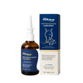 30ml herbal perianal spray bottle with aloe leaf, coconut oil, and tea tree oil ingredients
