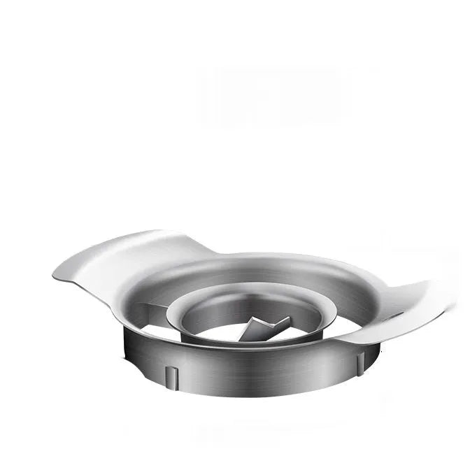 Stainless steel pomegranate opener tool with wooden hammer and bowl for deseeding