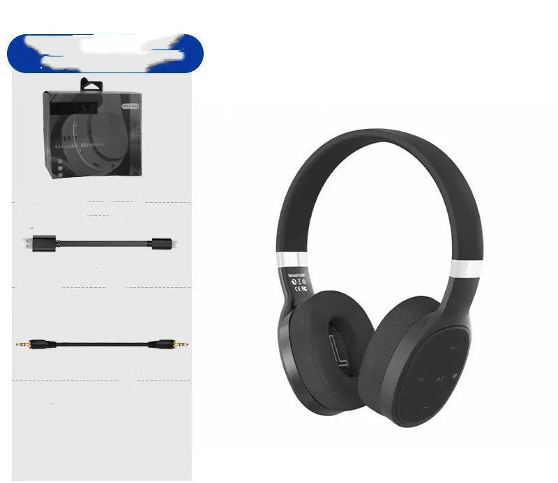 Wireless Bluetooth headset with earpieces connected by wire, shown in black, blue, grey and white colour options