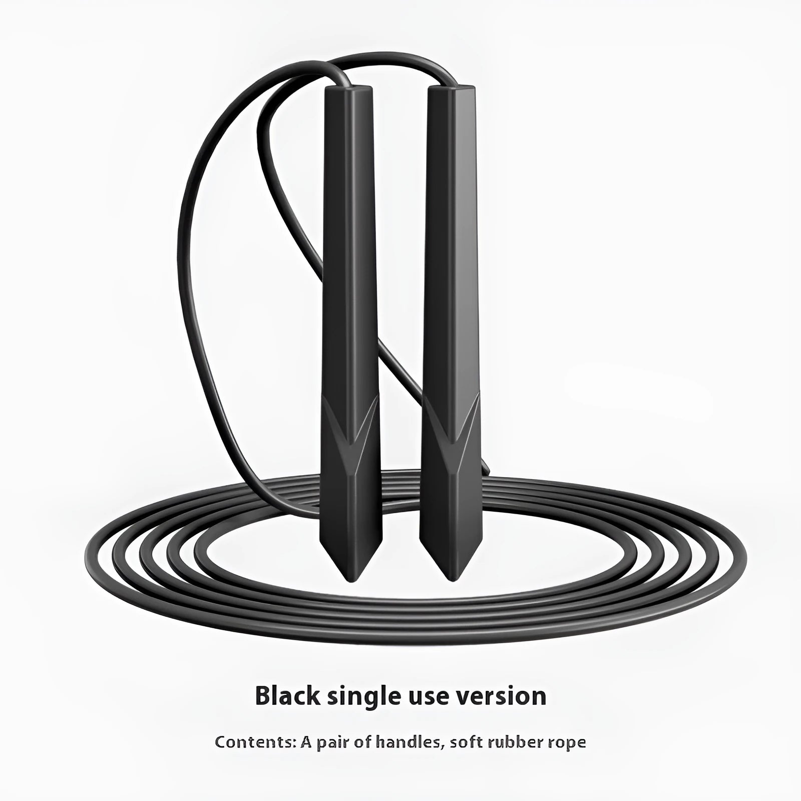 2.8 metre PVC fitness rope with plastic handles in multiple colour options