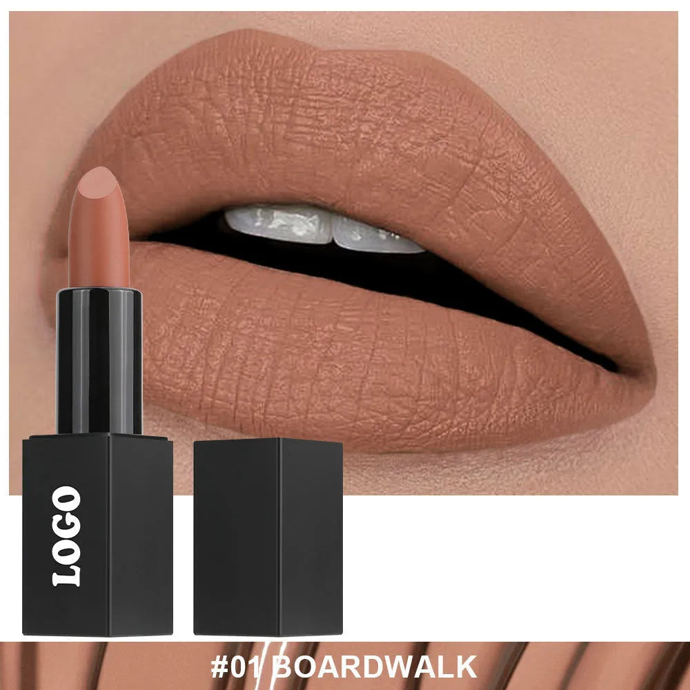 Matte finish lipstick in waterproof formula with 24 shade options