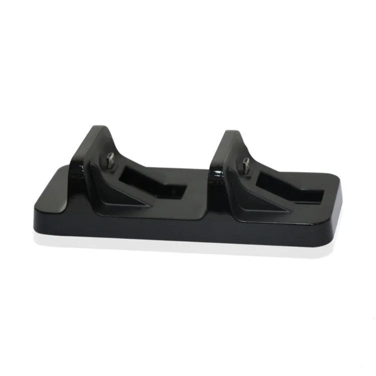 Black ABS plastic double handle fixed charger for PS4 console with stable base