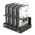 External hard disk enclosure four-bay K305BU3S ABS metal USB 3.0 with power adapter and cables